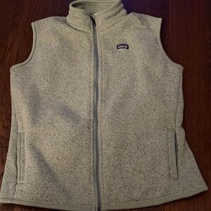 Patagonia Light Gray Fleece Vest